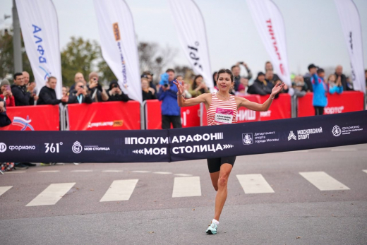 Воронежская бегунья победила в Москве