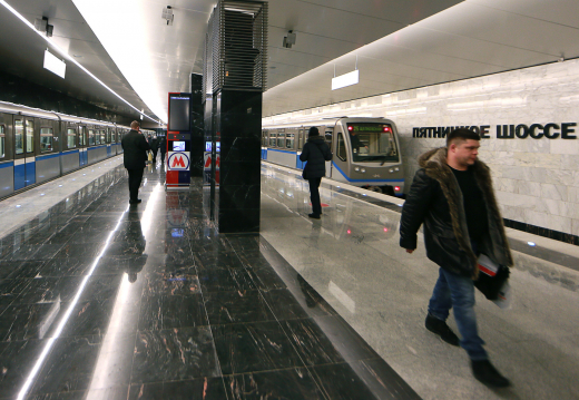 Дептранс: С 12 мая открыт участок метро от «Строгино» до «Пятницкого шоссе»