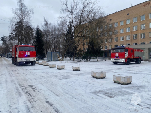 В Люберецкой областной больнице проведены пожарные учения с тренировочной эвакуацией