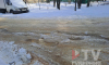 Из-за коммунального бедствия в воронежской Берёзовой роще залило дорогу