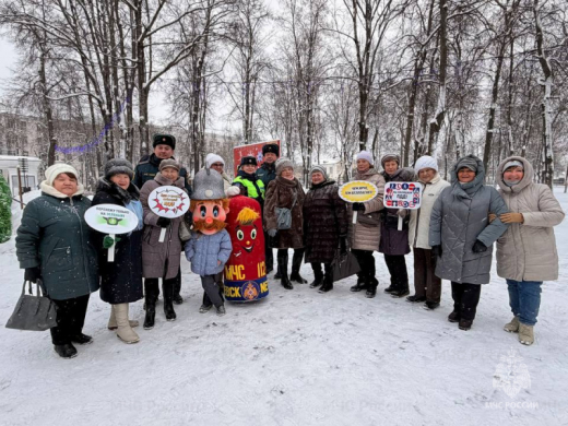 Новогоднее настроение в парке «Пегас» Егорьевска: правила пожарной безопасности — залог праздника!