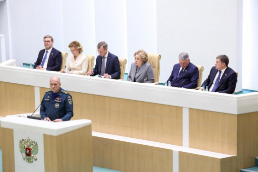 Александр Куренков принял участие в заседании Совета Федерации