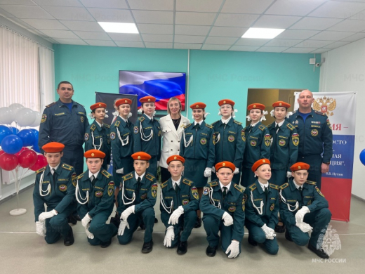 Шестиклассники Крыма стали кадетами пожарно-спасательного профиля