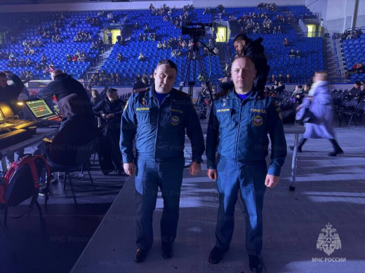 Сотрудники МЧС провели профилактическую работу на концерте Сергея Лазарева в Подольске