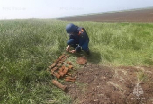 Патроны, гранаты и мины нашли и уничтожили в Ленинском районе