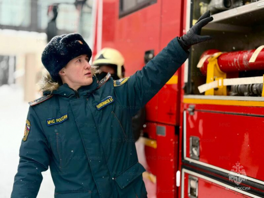 Пожарные Апрелевки провели занятие для школьников