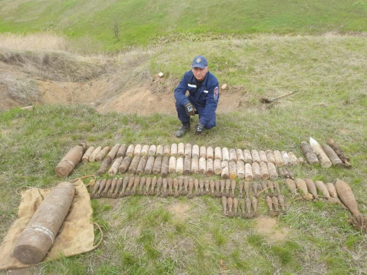 В Воронежской области взорвали более сотни снарядов и мин времён Великой Отечественной