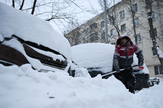 Сугробы в Москве побьют исторический рекорд по высоте, превысив 65 сантиметров