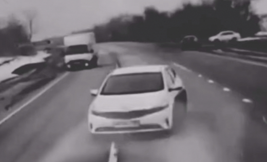 Появилось видео гибели трёх человек в автокатастрофе под Воронежем