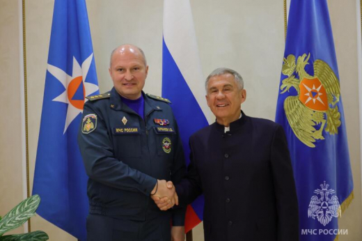 Главы МЧС России и Республики Татарстан обсудили вопросы подготовки к салону «Комплексная безопасность»