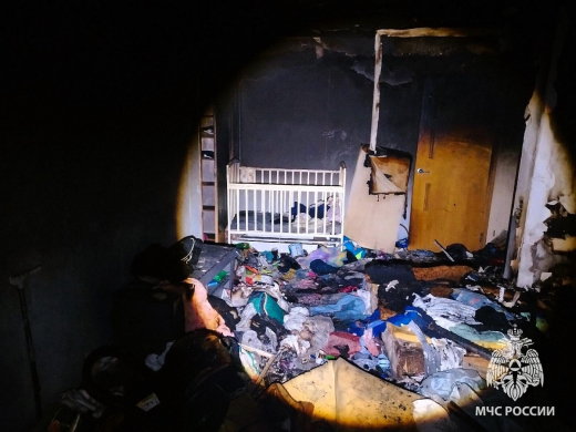 Трёхлетняя девочка погибла во время пожара в воронежской 5-этажке