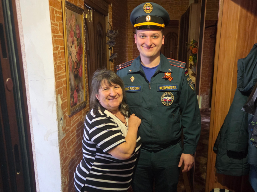 Ветеранов пожарной охраны поздравили в Рузе