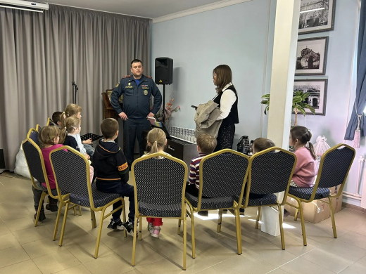 Инспекторы ГПН встретились с воспитанниками воскресной школы