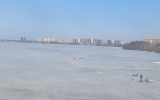 Воронежцев попросили не выходить на лёд