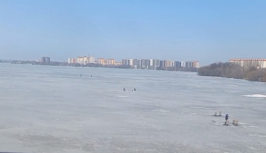 Воронежцев попросили не выходить на лёд