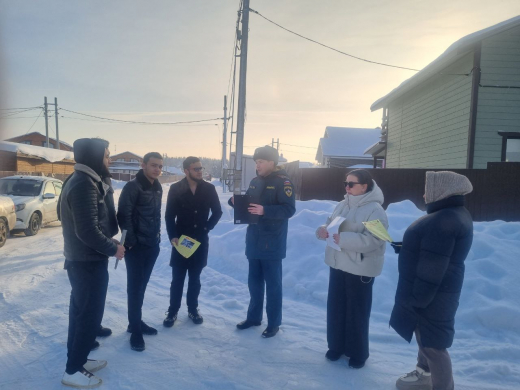 Инспекторы ГПН встретились с жителями поселка Литвиново