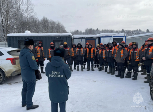 На стройплощадках Подмосковья проводятся противопожарные инструктажи