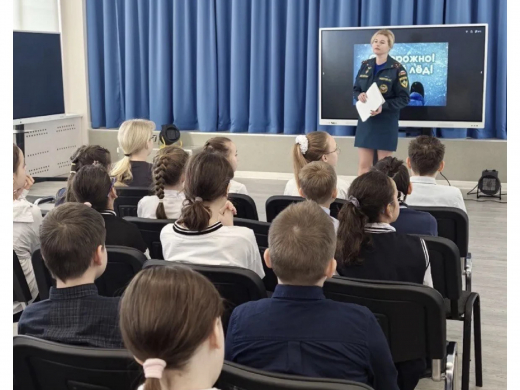 Школьники Серпухова узнают об опасностях выхода на лед