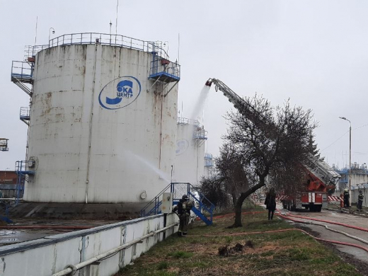 Пожарные учения проведены на объекте ТЭК в городском округе Серпухов
