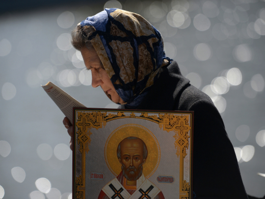 Мощи святого Николая Чудотворца привезли в Алексеевский монастырь Москвы