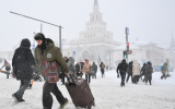 На Москву обрушился снежный циклон «Валли»