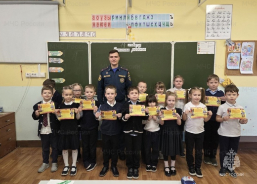 Юным жителям Ступина рассказали, как вести себя при пожаре