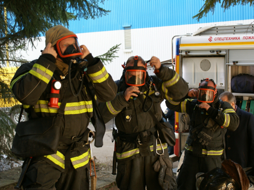 Пожарные Наро-Фоминска провели учения на промышленном объекте