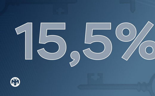 Банк России снизил ключевую ставку до 15,5% годовых