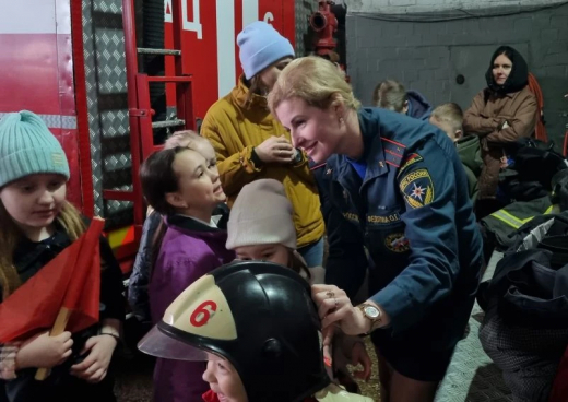 Серпуховские школьники узнали о службе в пожарной охране
