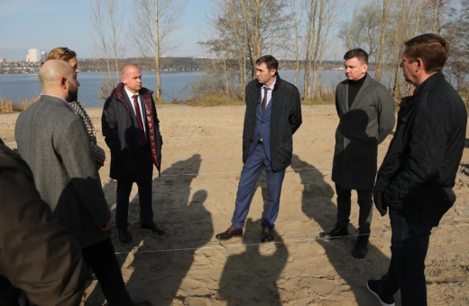 В Железнодорожном районе Воронежа стартовал первый этап благоустройства набережной Артамонова