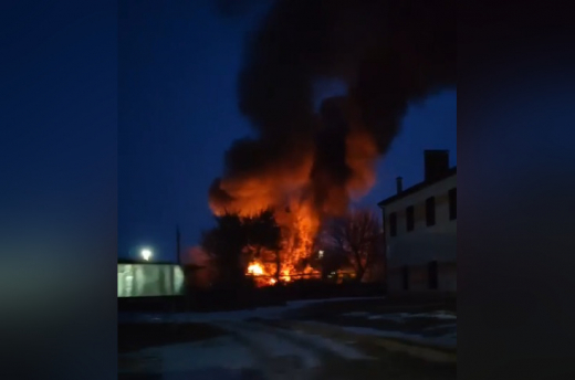 Видео смертельного пожара опубликовали воронежцы