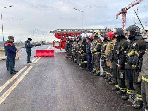 Опытные пожарно-тактические учения проведены в Видном