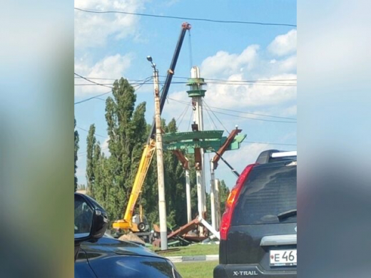 Стелу на Остужевском кольце в Воронеже не вернут после демонтажа