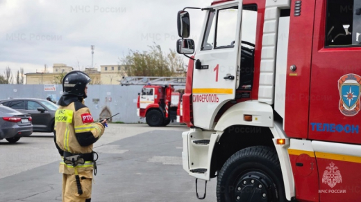 Пожар в торговом центре условный