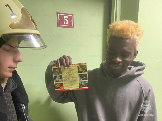 Эвакуация и тушение условного пожара в общежитии иностранных студентов