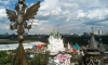 Shot: Пожар в Измайловском кремле увеличился до 1000 кв. метров