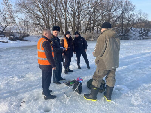 В Зарайске прошел профилактический рейд в рамках акции «Осторожно! Тонкий лед!»