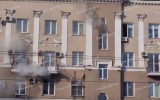 Жилой дом на главной улице Воронежа загорелся уже во второй раз за месяц