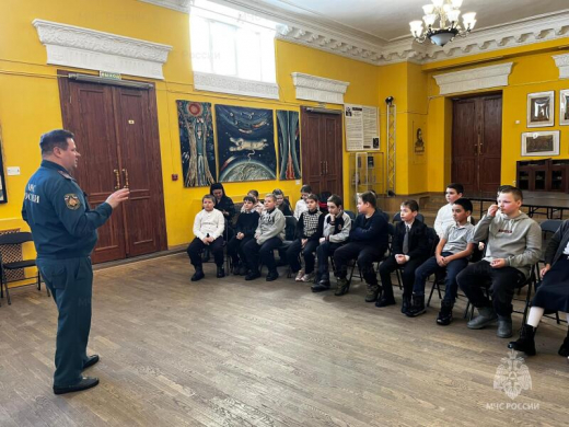 Увлекательное занятие по пожарной безопасности прошло в культурном центре 