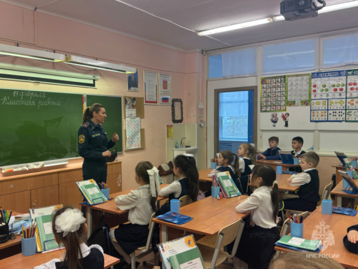 Красногорским школьникам рассказывают об истории и задачах гражданской обороны