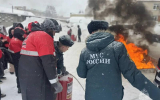 Сотрудники МЧС провели занятие с работниками АЗС в Балашихе
