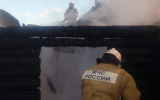 На левом берегу Воронежа загорелась баня