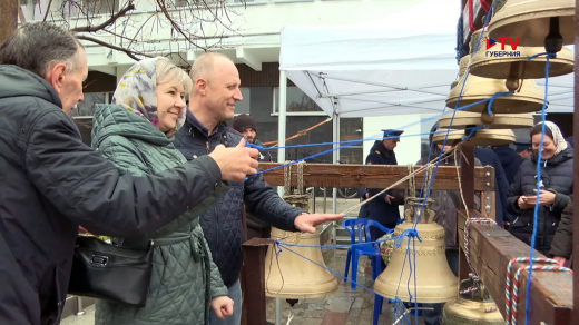 Воронежцы научились играть на 115-килограммовом колоколе