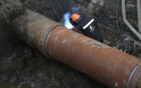 Коммунальщики устранили масштабную аварию в Советском районе Воронежа