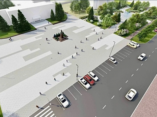 Центральную площадь в воронежских Семилуках обновят за 130 млн рублей