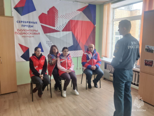 Волонтерам Серебряных Прудов рассказали об особенностях проведения профилактической работы с пенсионерами