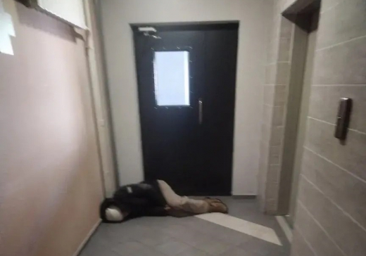 В Воронеже бомжи оккупировали подъезды домов из-за морозов