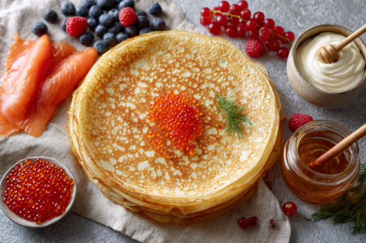 Rambler&Co: 37% россиян готовят блины только один раз за Масленицу