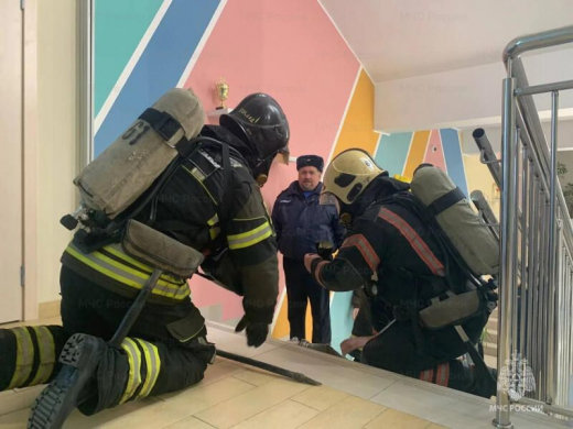 В школе «Перспектива» Можайского муниципального округа прошли пожарно-тактические учения