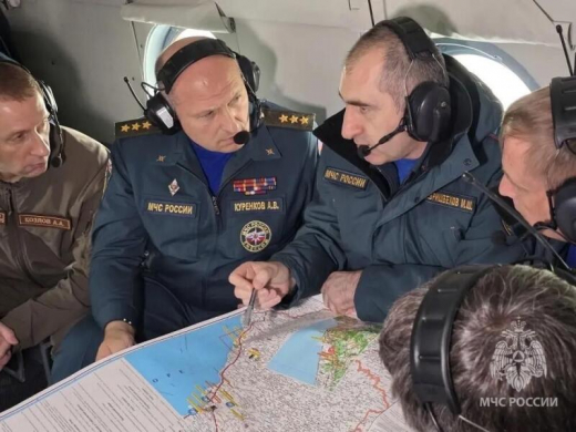 Глава МЧС России оценил последствия подтоплений в дагестанском селе Мамедкала